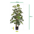 Monstera kunstplant Deluxe klimplant 120cm