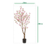 Bloesem Kunstboom 180cm roze