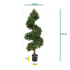 Buxus deluxe spiraal kunstplant 140cm - UV bestendig