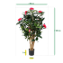 Camelia Japonica deluxe kunstplant 100cm - rose