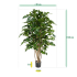 Ficus Exotica deluxe kunstplant 125cm - groen